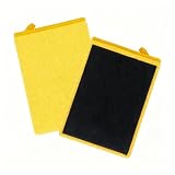 TTLCFP 2 PCS Car Clay Mitt, Anti-Scratch Auto Detailing & Polishing Clay Glove, Universal Soft Fine Grade Microfiber Clays Bar Mitt for Cars SUVs Motorcycles, Car Accessories (Yellow)