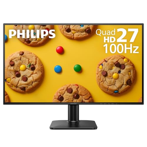 Image of Philips 27E2N1510 27 inch Quad HD Monitor - IPS Technology, 100Hz, 1ms MPRT, Adaptive-Sync, LowBlue Mode, VESA Mount, HDMI & DisplayPort