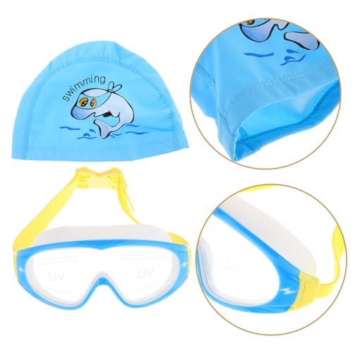 Lunettes de natation et bonnet TOYANDONA pour enfants avec pont de nez ajustable - 7