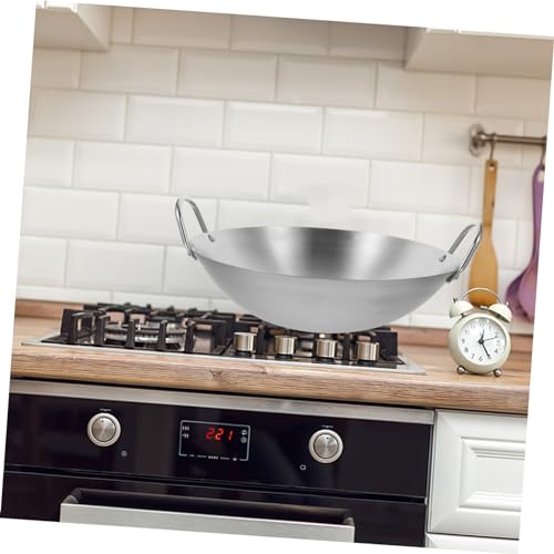 Wok SECFOU de acero inoxidable para cocinas eléctricas y gas miniatura 2