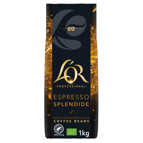 L'OR Professional, 1Kg de Café en Grains Biologique Espresso Splendide