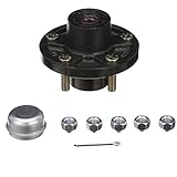 Seachoice 53141 1 Inch Trailer Wheel Painted Hub Kit – 5 UHI Lug – 1,250 Pound Capacity...
