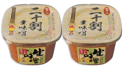 ブランド米コシヒカリ「ぼたん姫」を米麹に2倍に増量。超こだわり天然醸造無添加生味噌(800g×2個)