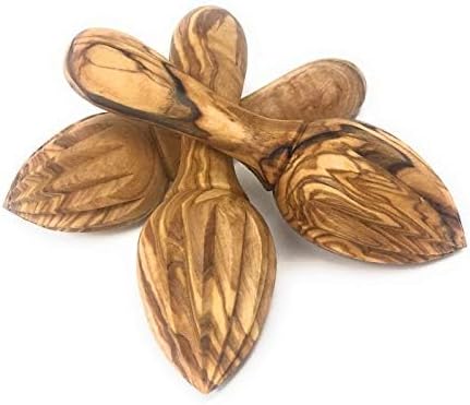 Miniatura 3 de AramediA Exprimidor de limón de madera de olivoescariador de limón  Escariador de madera de olivo hecho a mano para limones, limas, cítricos,