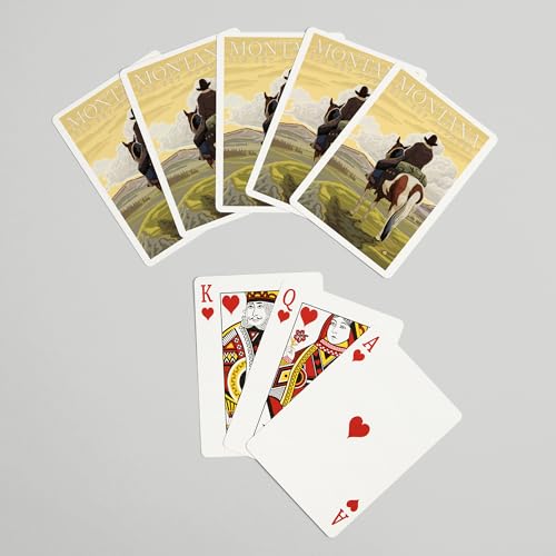 Lantern Press Montana Naipes Póker 52 Cartas Adultos miniatura 7