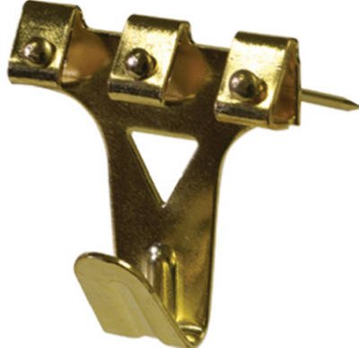 Image of 122196 Brass Plated Picture Pro-Hanger