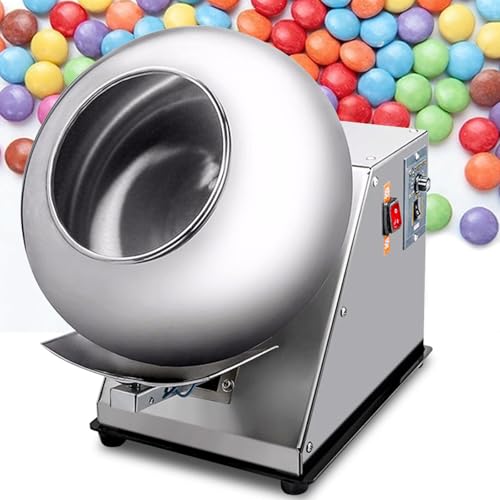 Máquina automática de recubrimiento de tabletas para azúcar, chocolate y frutos secos, capacidad de 3 a 6 kg/h, solución eficiente de pulido y revestimiento