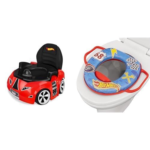 Hot Wheels Race Car Toddler Toilet and Hot Wheels Soft Potty Seat