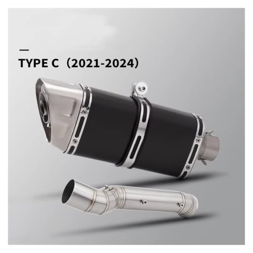 Tuyau de connexion d'échappement 800MT en inox robuste de 51mm type M11 pour trail