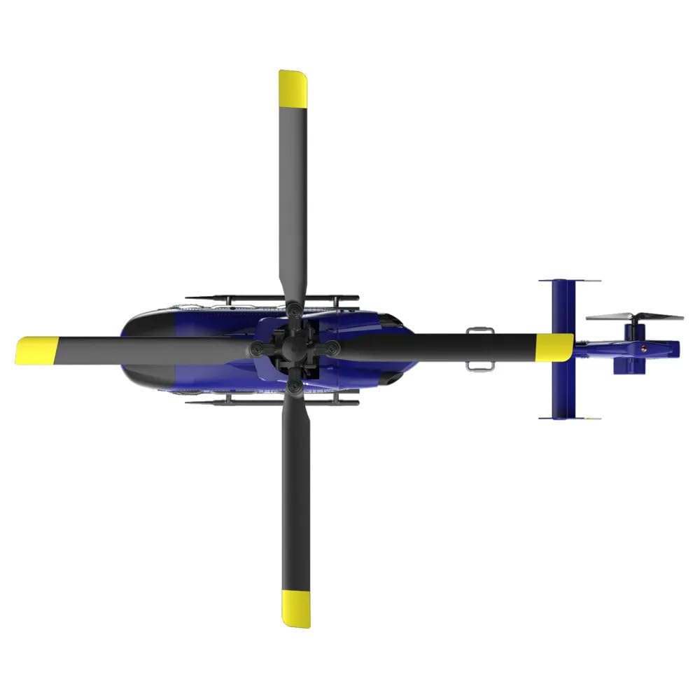 Torcster Hubschrauber H-135 blau 6G 260mm RTF 2,4G Ferngesteuert 3D Anfänger Indoor Heli