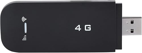 Akozon Hotspot WiFi móvil, 4G LTE USB Enrutador portátil de bolsillo, USB WiFi red móvil inteligente (con WiFi) Soporte de viaje de 150 Mbps FDD B1B3