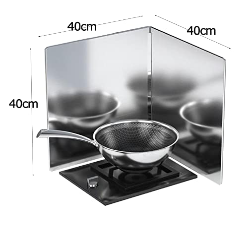 Barrera antigrasa para estufas y protector antisalpicaduras de cocina plegable 7
