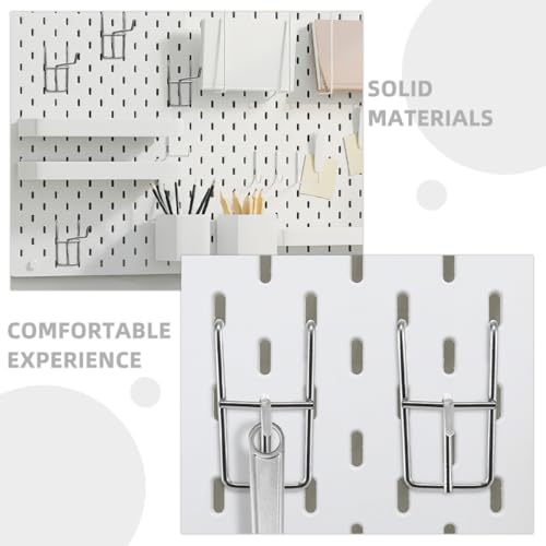 Crochets muraux pour organisation de panneaux de magasin