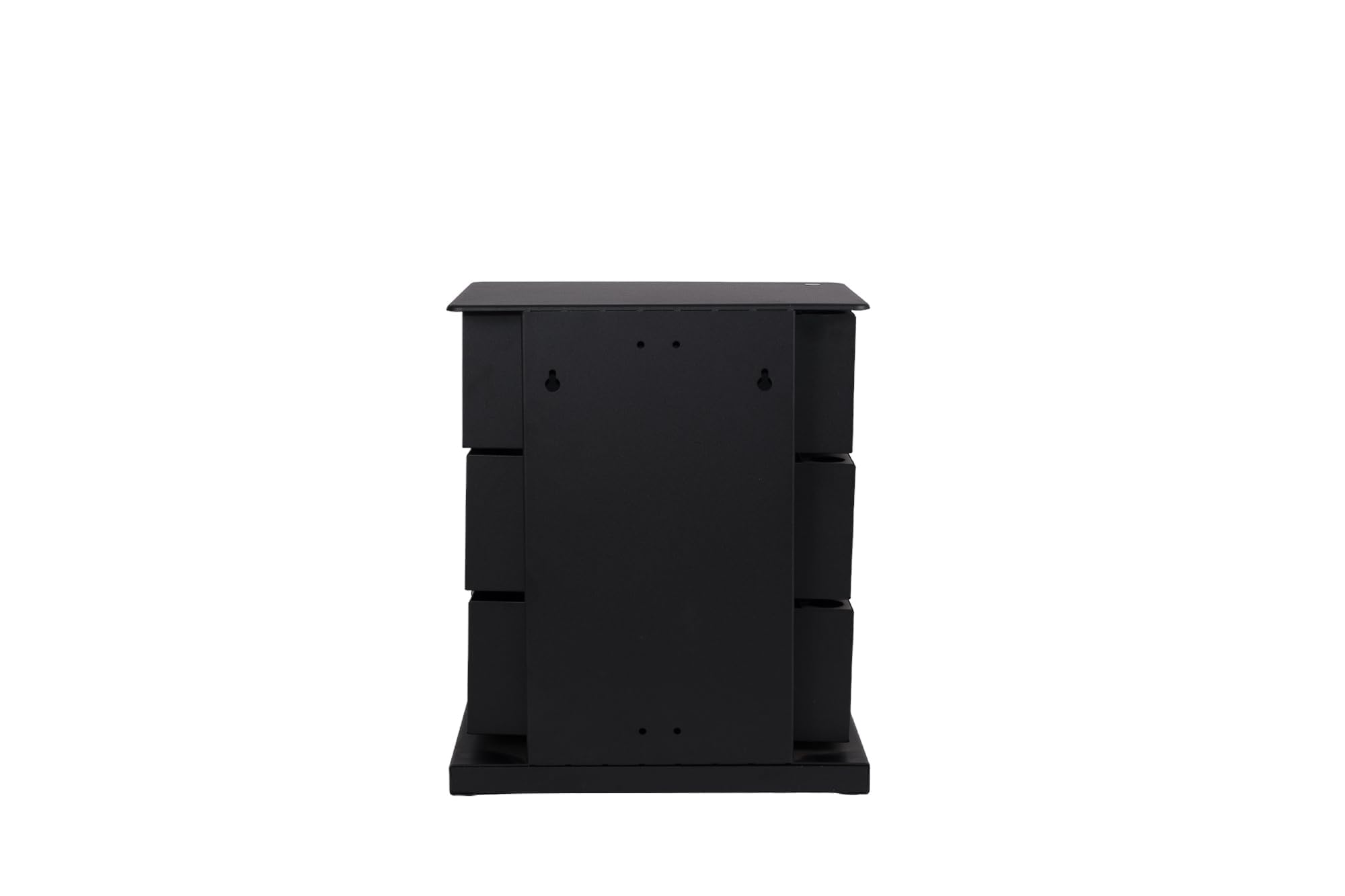 Cassettiera Salvaspazio Multiuso con 3 Cassetti in Metallo Colore Nero | Mobiletto Contenitore per Ufficio, Camera, Bagno e Ingresso