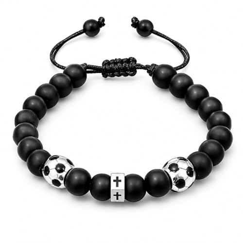  Soccer Cross Beaded Bracelet - image 1