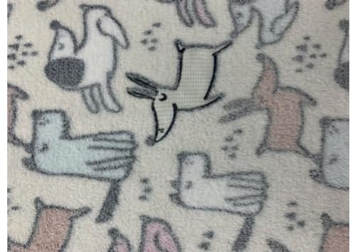 Manta Cobertor Infantil Solteiro Brilha no Escuro 1,50 X 2,00 Mts. (Doguitos)