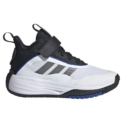 adidas Ownthegame 3.0 Shoes, Zapatillas Medias Que no Son de fútbol, FTWR White/Core Black/Core Black, 37 EU