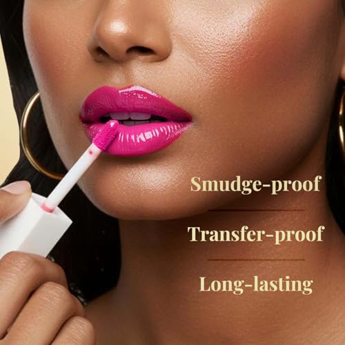 Image of Just Herbs Ayurvedic Liquid Lipstick Kit Set of 3 with Long Lasting, Hydrating & Lightweight Lip Colour, Full Size - Paraben & Silicon Free - 6 ml (Night + Cocktail Look) (Pack of 2)