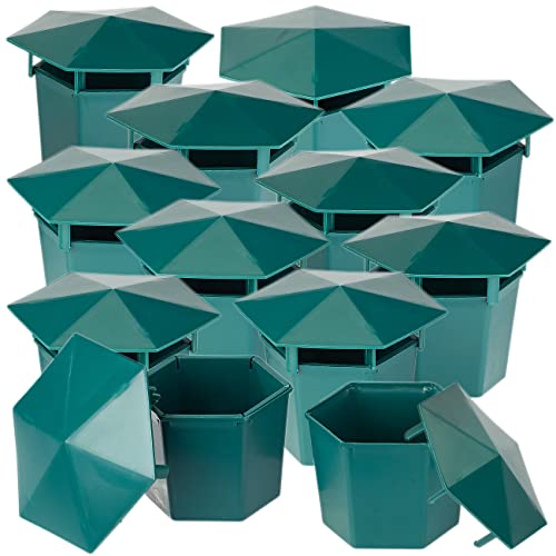 Exbuster Schnecken Fallen: 12er-Set Premium Bio-Schneckenfallen ohne Chemie und Gift (Fallen zur Abwehr von Schnecken Falle zur Bio-Abwehr von Garten)
