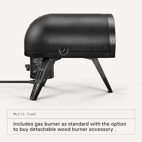 Gozney Roccbox Outdoor Pizza Oven, Black, Portable, Gas & Wood Fired, Restaurant-Grade by Gozney - Image 5