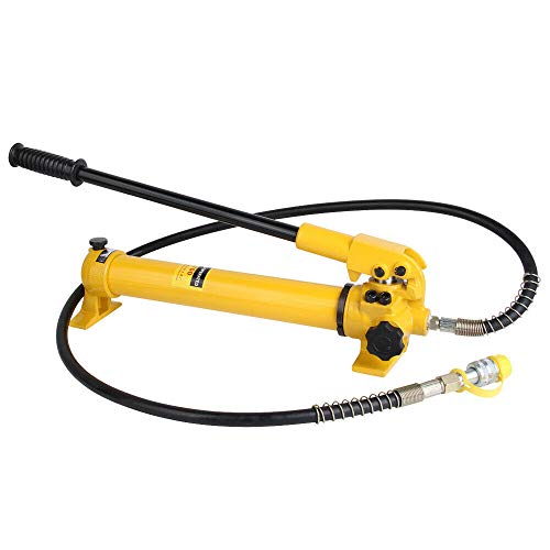 Hydraulic Hand Pump,2 Speed Power Pack Hose Coupler 10000 psi Hydraulic Oip Pump Hand Operated Pump Hydraulic Hand Pump Manual Pump CP-700 for Hydraulic Applications (Pump)