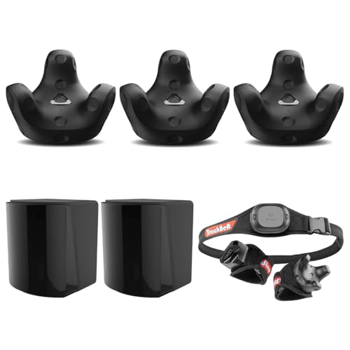 HTC 3 Pack Vive Tracker 3.0 Bundle with Base Stations