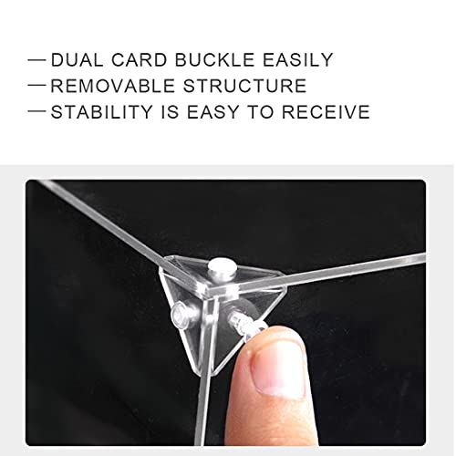 Dellia Acryl Vitrine Display Case für Lego Star Wars Helm, Showcase Acryl Vitrine Schaukasten Kompatibel mit Lego 75303… – Bild 4