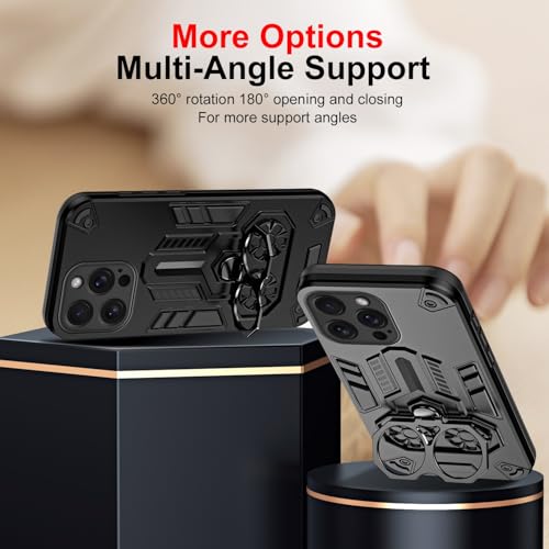Coque PC texturée mate iPhone 15 Pro solide et résistante noire - 4
