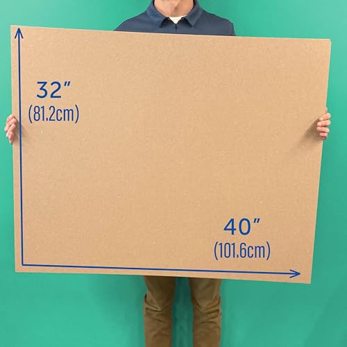 Flipside Products 32" x 40" Kraft Two Sided (C-Flute) Corrugated Project Sheets, Cardboard Sheets, Flat Packing Inserts, Crafts, Pads Packing, Brown, Pack of 10 by Flipside Products - Image 4