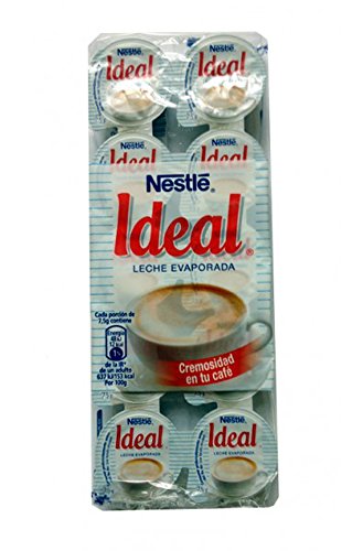 LECHE EVAPORADA IDEAL PORCIONES DE 7,5 ENVASE DE 10 UNIDADES