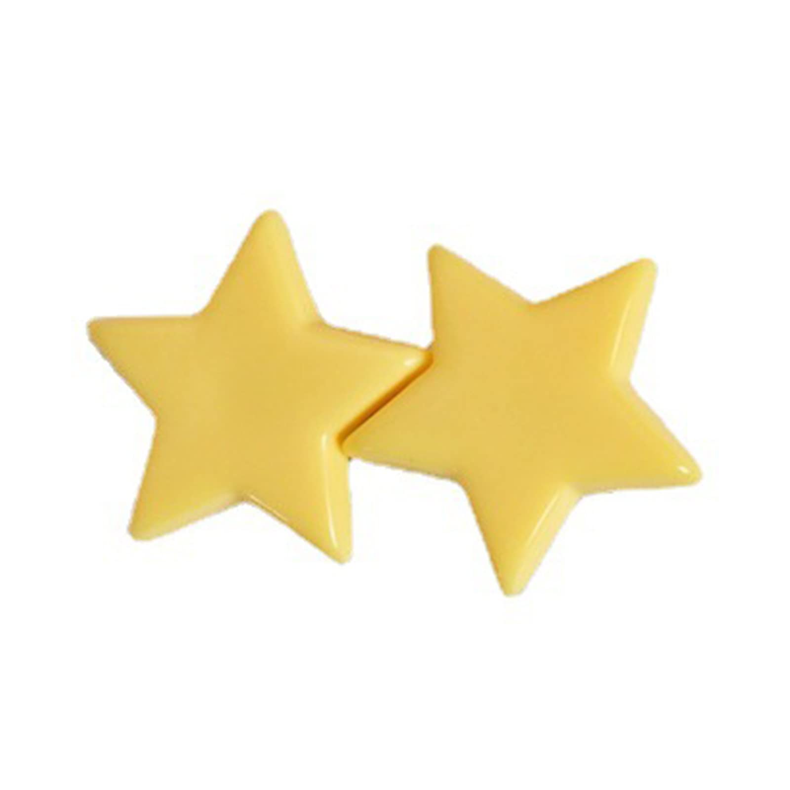 Dsgzkk Hair Clips,Star Barrettes for Kid Yellow Star Hair Clip for Girls Star Hairpin Star Hair Barrettes Duckbill Clip Hair Bangs Clip
