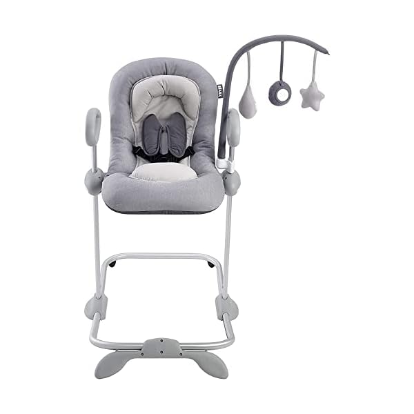 Béaba - Up & Down III - Babywippe - Wippe für Babys und Kleinkinder - Höhenverstellbar - Schaukelfunktion und 4-fache… – Bild 3