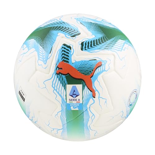  PUMA Pallone da Calcio Orbita Serie A (FIFA® Quality PRO) 5, White Multicolor