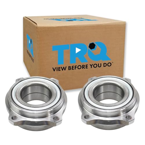 Image of TRQ Rear Left and Right Wheel Bearing and Hub Assembly Set 2 Piece Compatible with 08-14 Mercedes-Benz C300 12-15 C250 08-15 C350 08-14 C63 AMG 2014 E350 Coupe Convertible 15-18 E400 Convertible