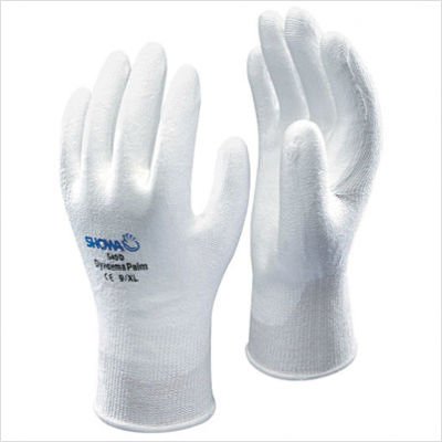540 Palm Fit Cut Resistant 540 White HPPE Polyurethane Palm Coated Gloves Large 540L 1