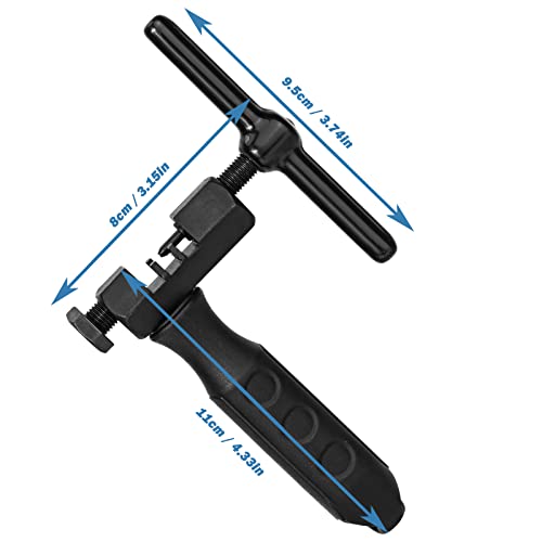 Oumers Bike Chain Breaker Tool, Universal Bike Chain Cutter Tool for 7 8 9 10 11 Speed with Spare Replaceable Pin - Image 3