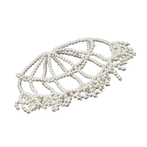 Chapeau de perles haut de gamme création artisanale mariage