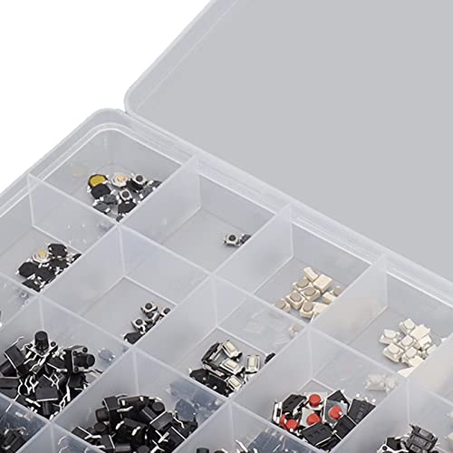 Conjunto de interruptores de botão tátil, botões tatos de resposta rápida de alta precisão para repa