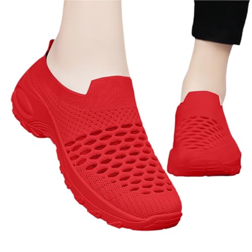 Zapatos ortopédicos de mujer con malla transpirable y horma ancha H 6