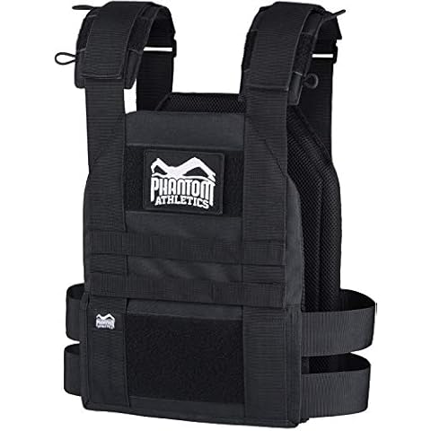 Phantom Athletics Gewichtsweste 9 kg (20 Lb) Platten Set, Schwarz, Einheitsgröße Cover