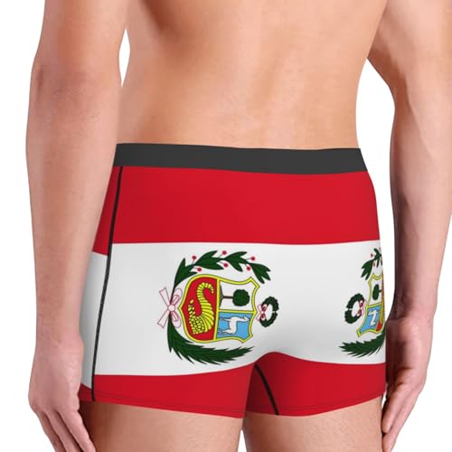 Mens Boxer Briefs Peru Flag Underwear Stylish Comfortable Boxer3