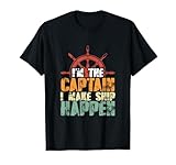 Boat Captain Funny Boating Pun Gift Vintage Retro