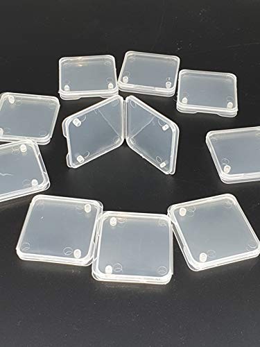 SHOPEE 10Pcs SD SDHC for memory card Case Holder Box Storage Hard Plastic Transparent Holder (Pack of 1) - Image 3