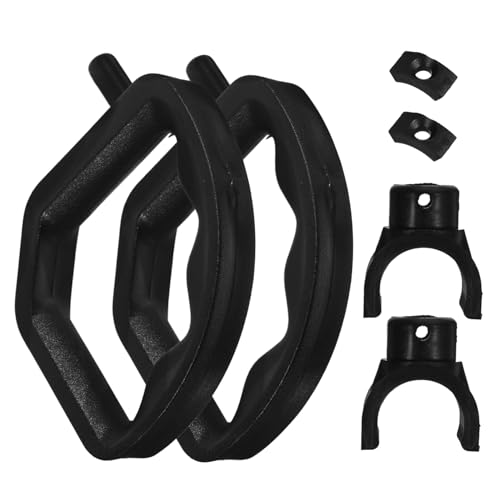 WOFASHPURET 3-Piece Wheelchair Footrest Accessories Set Handles and Fasteners for Enhanced Stability and Comfort Compatible Most Wheelchairs