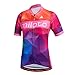 Uriah Women's Cycling Jersey Short Sleeve Reflective Big Universe Size XL(CN)