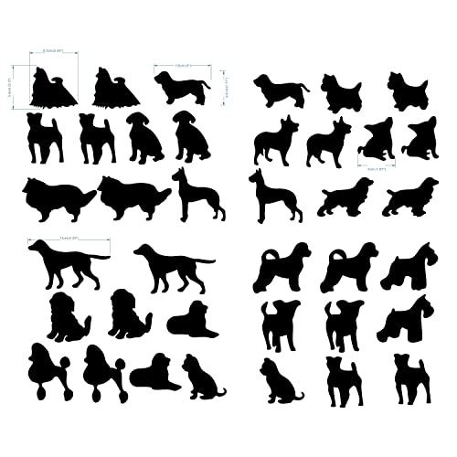 Vinilos Decorativos de Pared Animal Huellas 38 Piezas miniatura 4