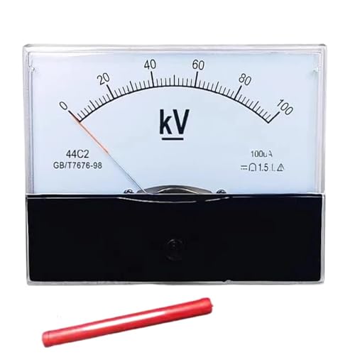 Voltmètre haute tension 44C2 à aiguille garantissant une lecture analogique stable jusqu'à 100 kV