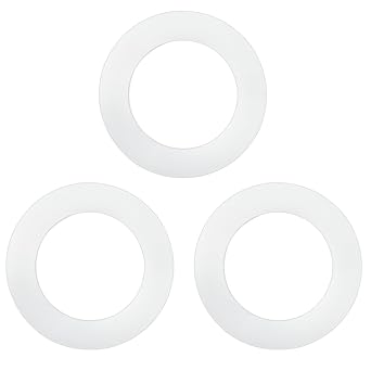 THU407 Seal Gasket for Drain Valve for Most TOTO Toilets,Compatible with TOTO CST854ET,THU440-A,THU451,10A-A,thu824-a, thu825, THU 825a,THU826-A,Silicone Seal for Toilet Parts & Repair 3pack