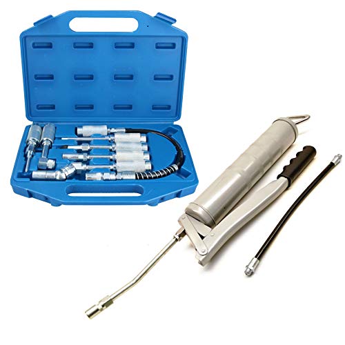 Pistolet à graisse kit d'accessoires 7 pièces AB Tools pour lubrification précise sans fuite