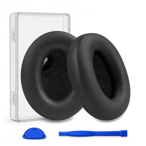 Sony WH-1000XM4 �I�[�o�[�C���[�w�b�h�t�H���p�����p�C���[�p�b�h �w�b�h�Z�b�g�C���[�p�b�h �C���[�N�b�V���� �C���[�J�b�v�J�o�[ �C���p�[�c (�u���b�N)